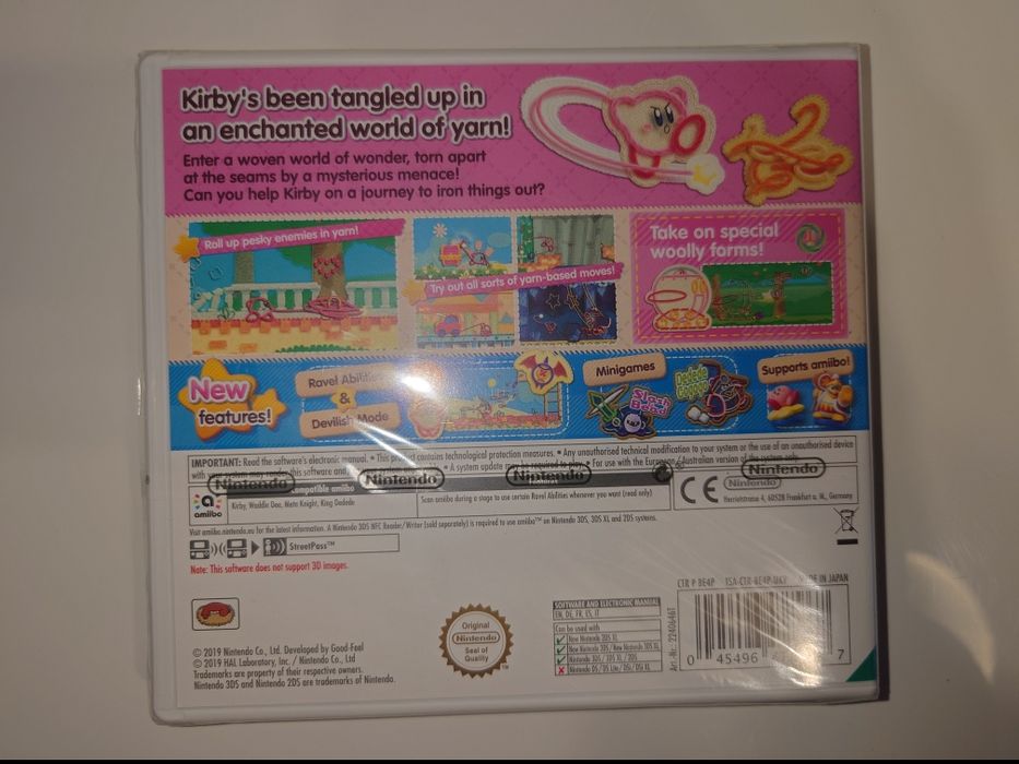 Kirby's Extra Epic Yarn Nintendo 3DS Nowa !!!