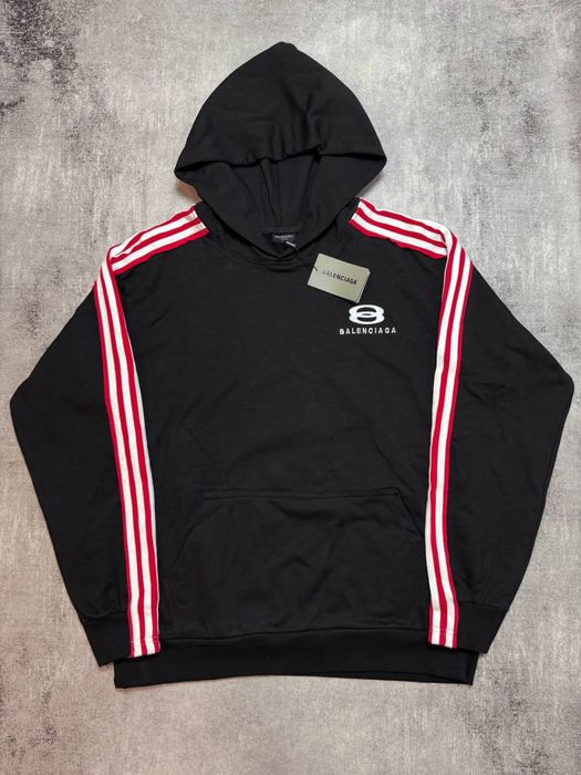 Худі Balenciaga 8-Logo Stripes