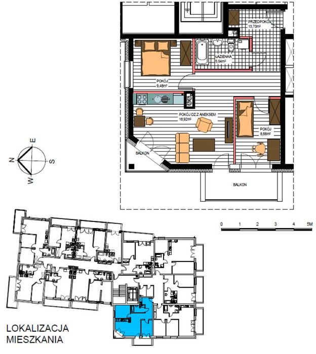 Mieszkanie Aleja Świętego Wojciecha 56,02m2 - Mława oddane do użytku
