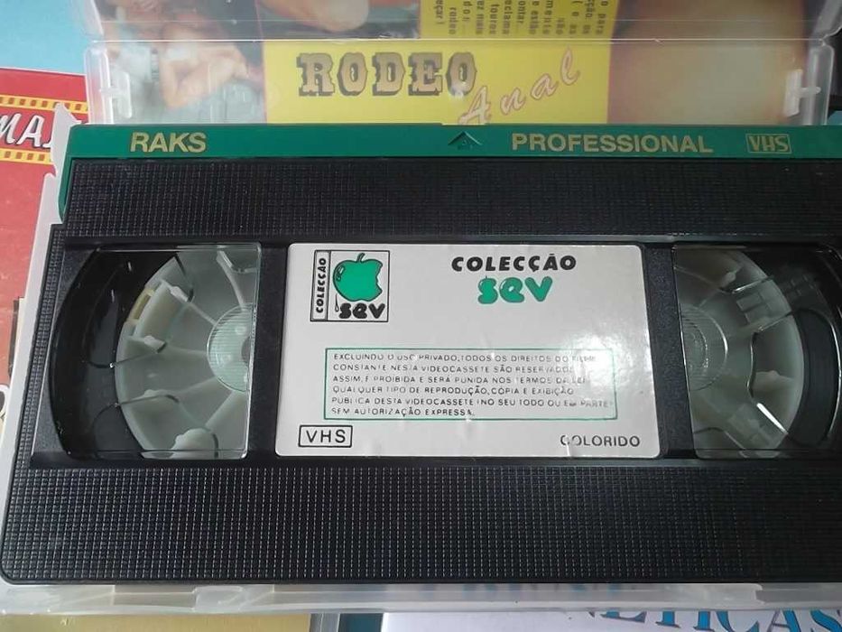 10 filmes em VHS Hardcore XXX edições originais anos 80.