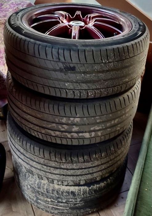 Диски титани р17 на 4 шпильки, без резини.