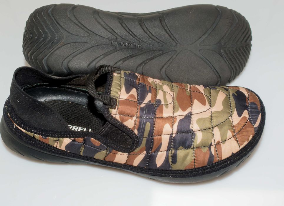 Чоловічі сліпони/капці Merrell Hut Moc у камуфляжному забарвленні, р.41 (26 см)