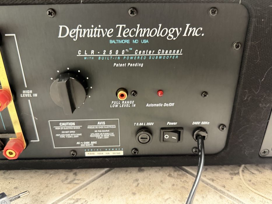 Zestaw kolumn kina domowego Definitive Technology 2 x bp7001sc 1 x 2500clr 4 x bpx