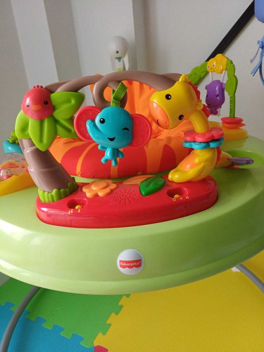 Centro de Atividades / Saltador c/Atividades da Fisher-Price como Novo