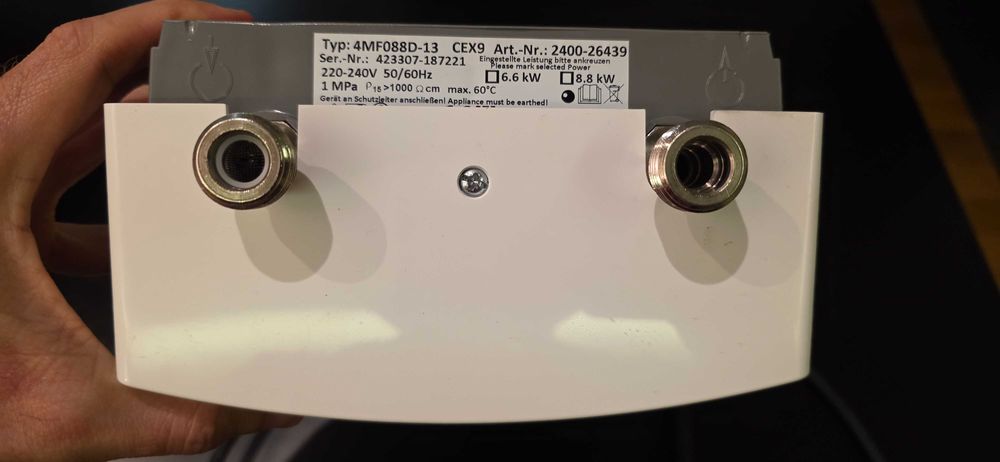 Esquentador eletrico instantaneo