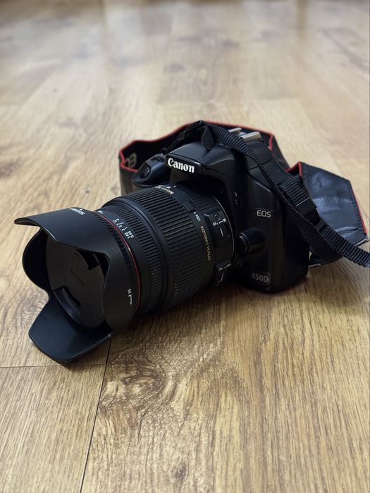 Комплект фотоапарат canon та три обʼєктива