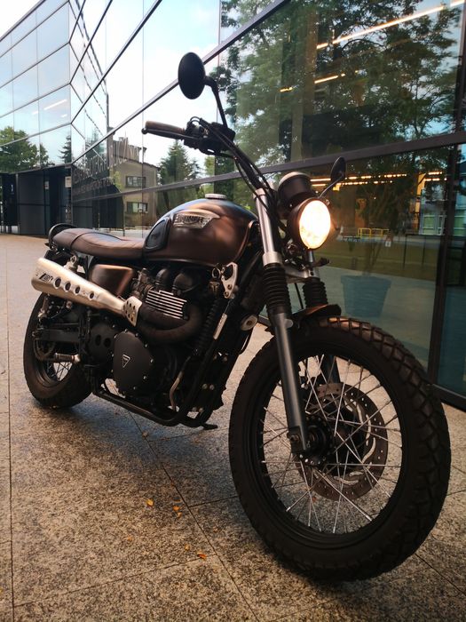 Triumph Scrambler Bonneville 900 efi Street 1200 Xe cafe