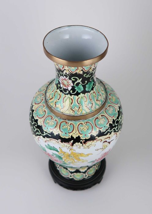 Jarra em esmalte de cantão - 26 cm