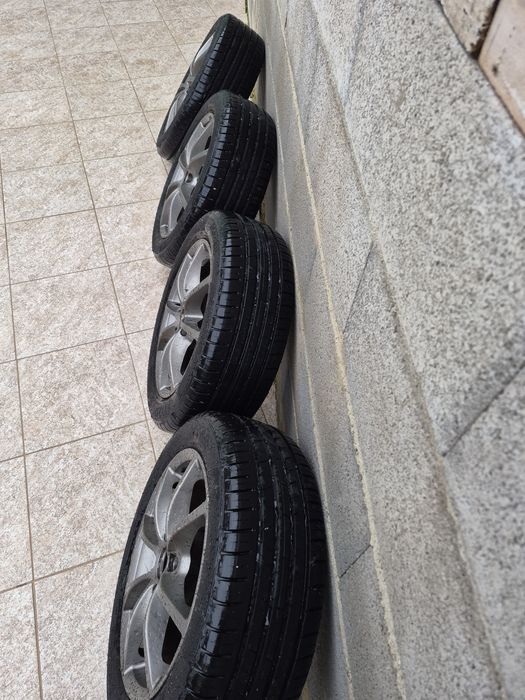 Jantes 15 WTS 4x100 + Pneus 185x55x15 Novos