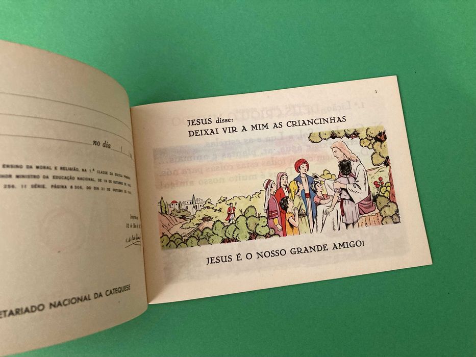 O meu Livro de Religião 1ª Classe Anos 60
