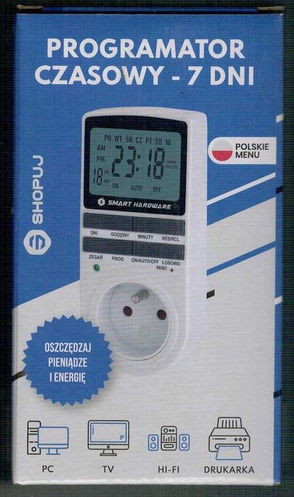 Programator czasowy 7 dniowy