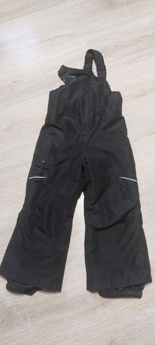 Spodnie narciarskie ogrodniczki zimowe czarne 98 104 Lupilu chłopięce