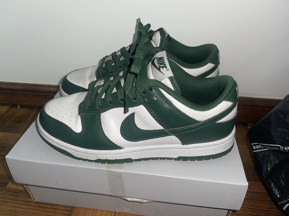Nike dunk verde e branco