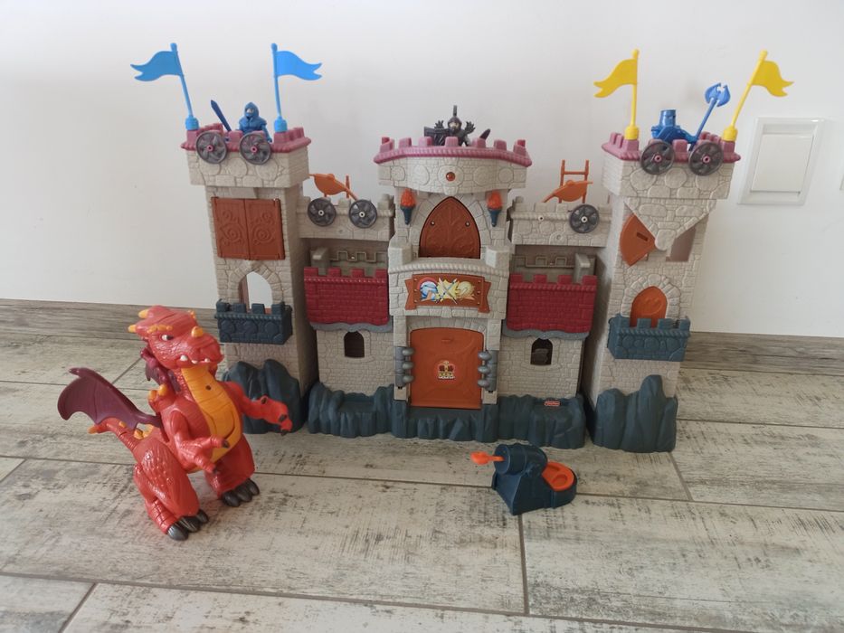 Zamek Fischer Price +duży smok