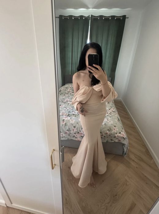 Sukienka maxi rybka ASOS xs