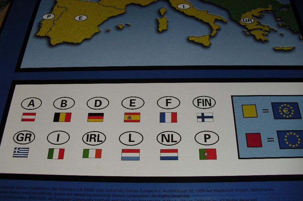 Vendo caderno completo com todas as moedas dos 12 primeiros países €