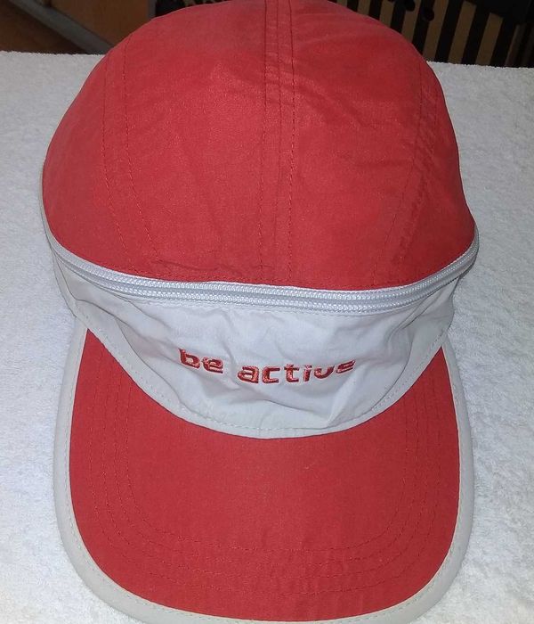 Czapka z daszkiem damska rozm M pomarańcz/czerwień