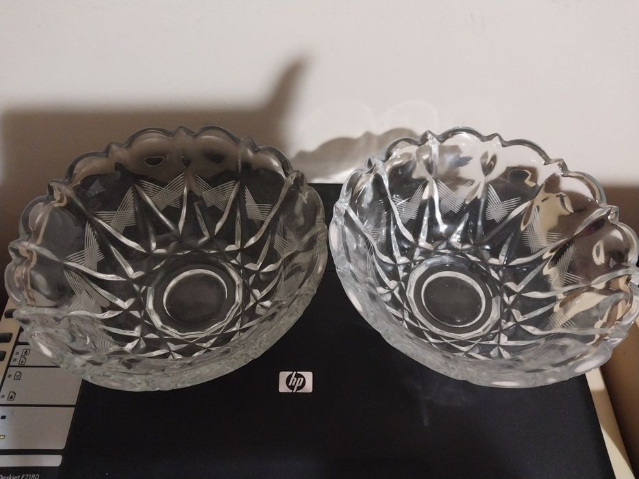 Хрустальная салатница, времен СССР