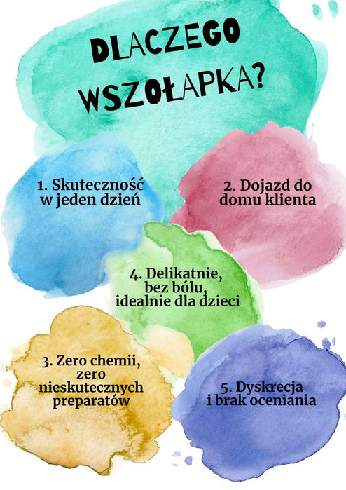 Usuwanie wszy i gnid