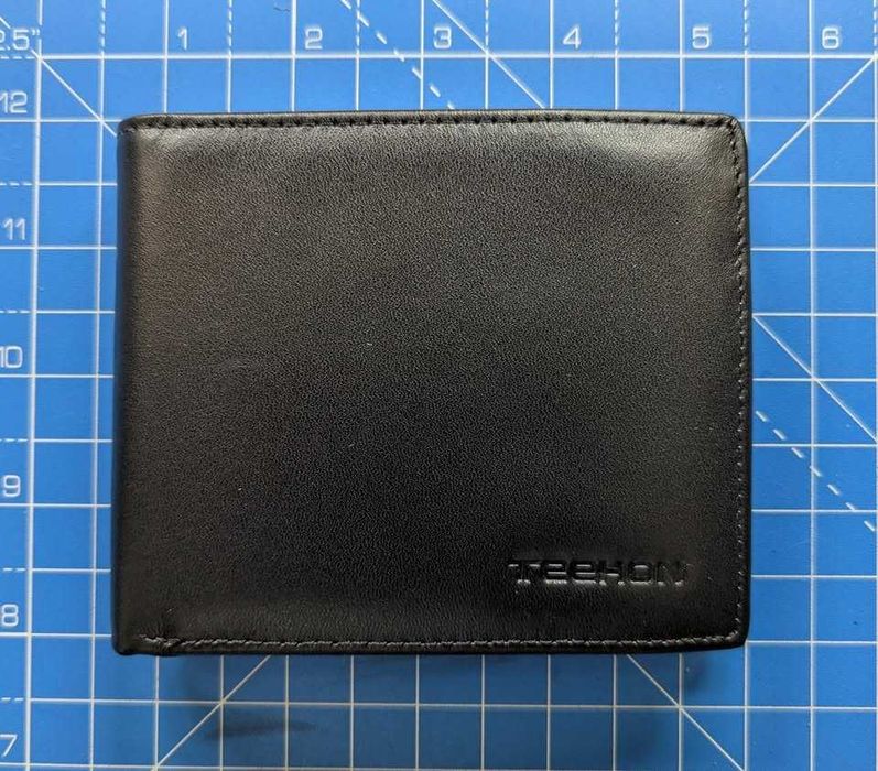 Carteira Teehon com 10 ranhuras, RFID, bolsos para notas e moedas