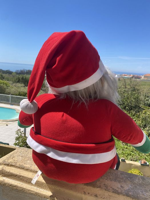 Duende de Natal Russ Berrie grande 70 cm – Vintage