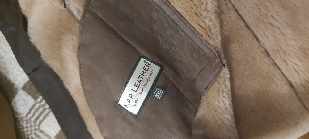 Дубленка кожаная с мехом