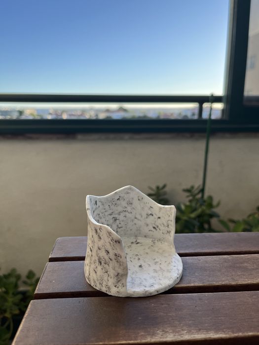 Suporte para bases de copos | Feito à mão com cerâmica fria