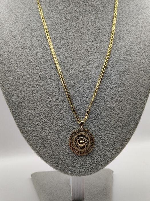 Złota Zawieszka Wzór Grecki Pr.585 Nowa Zapraszamy