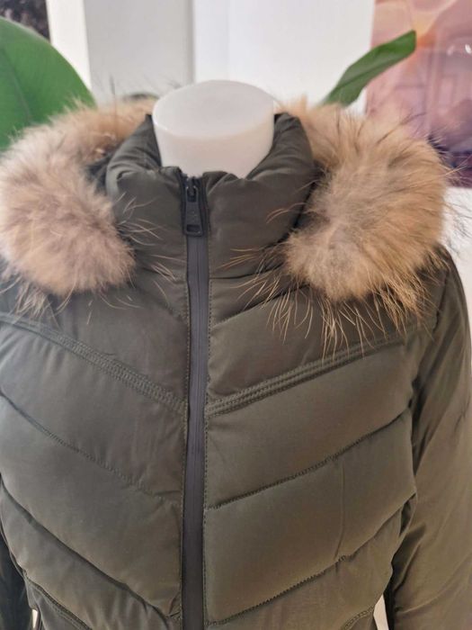kurtka zimowa damska khaki XL