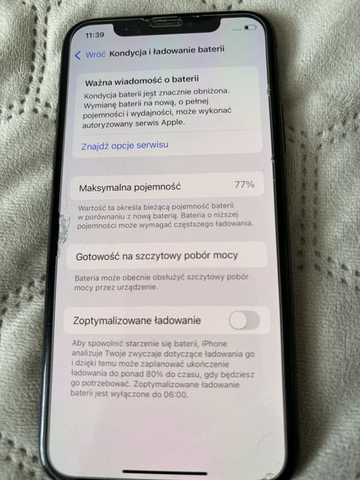 iphone XS 256GB czarny