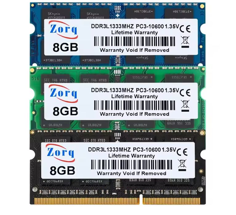 Оперативная память ноутбука DDR3L 8GB 1600.
Sodimm