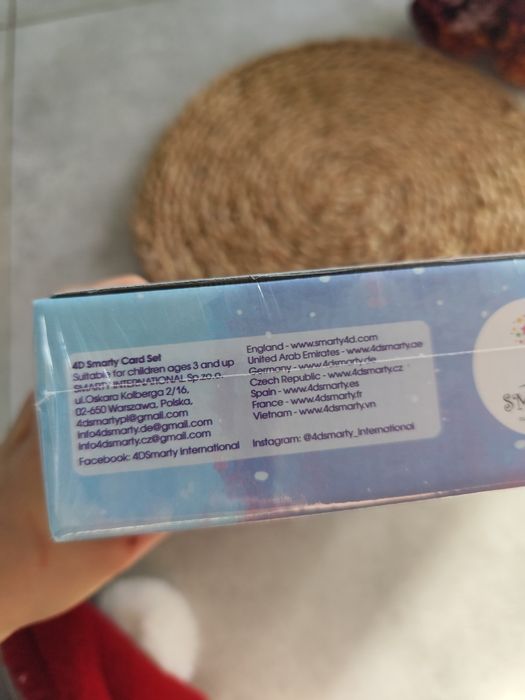 Interaktywne karty edukacyjne Smarty 4D dinozaury roboty planety