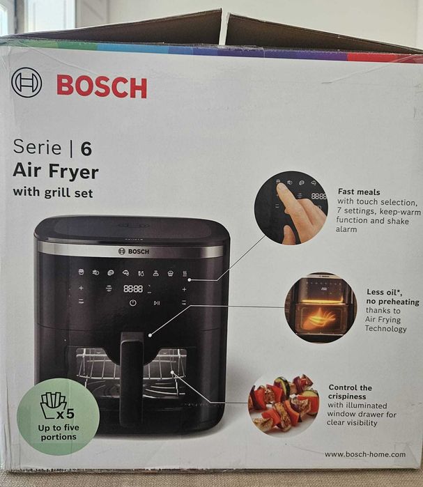 Air Fryer Bosch 7.2L / 1 mês de uso (Com 2 anos de garantia)