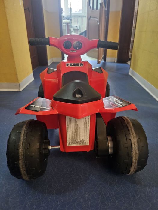 Moto Elétrica Infantil Feber Quad Racy — 6V — Excelente Estado