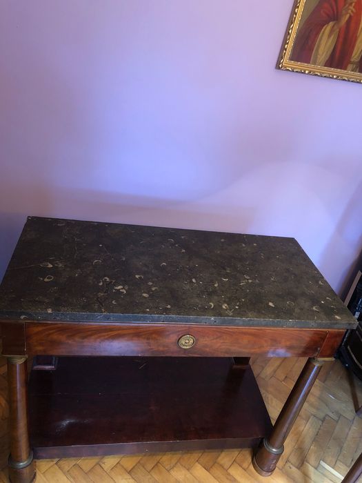 Duże biuro-konsola z epoki Empire pocz XIX w .