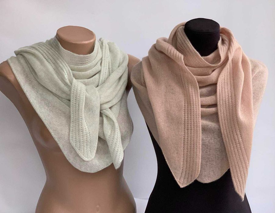 Бактус Кашемір 100% Косинка кашемірова Шарф Шаль Палантин кашеміровий