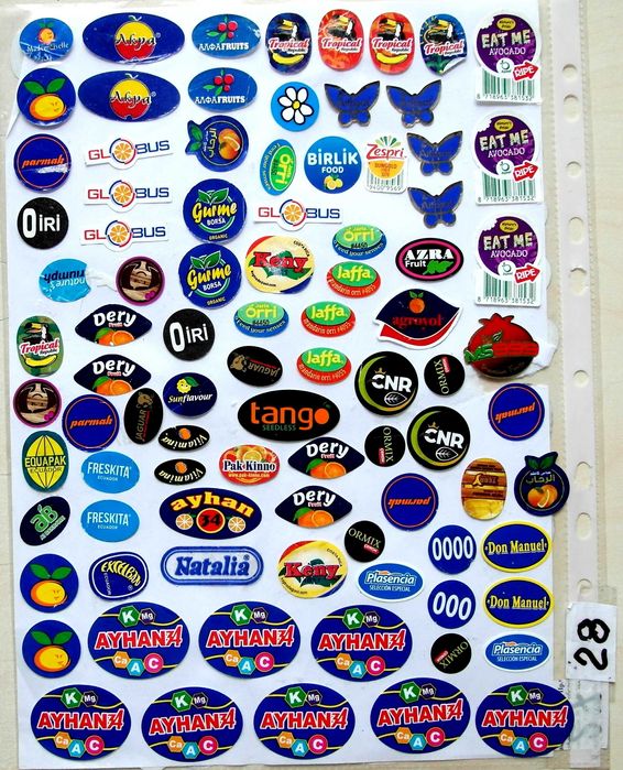 Колекції етикеток на Ваш вибір.