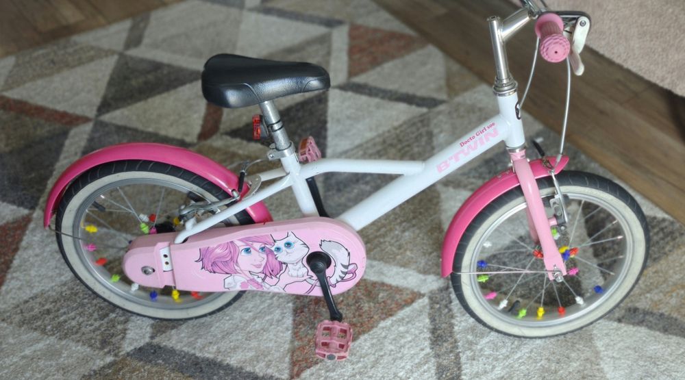 Rower rowerek Btwin 500 16 cali Decathlon dziecięcy