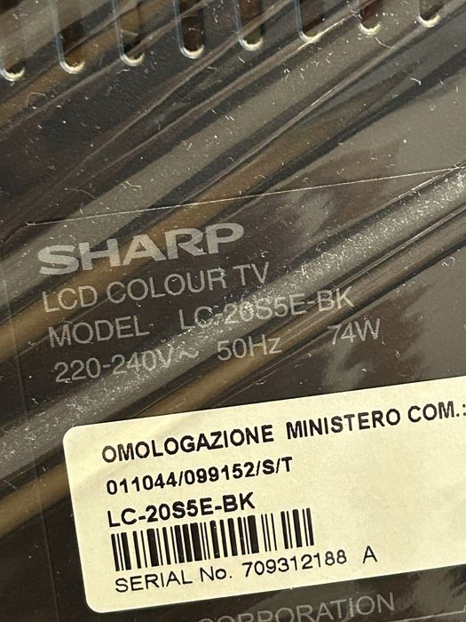 Телевизор рабочий Sharp