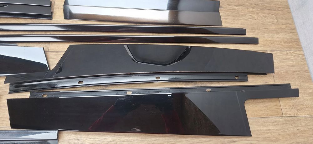 BMW X3 F25 Listwy Ozdobne Shadowline Komplet Piano Black Czarne