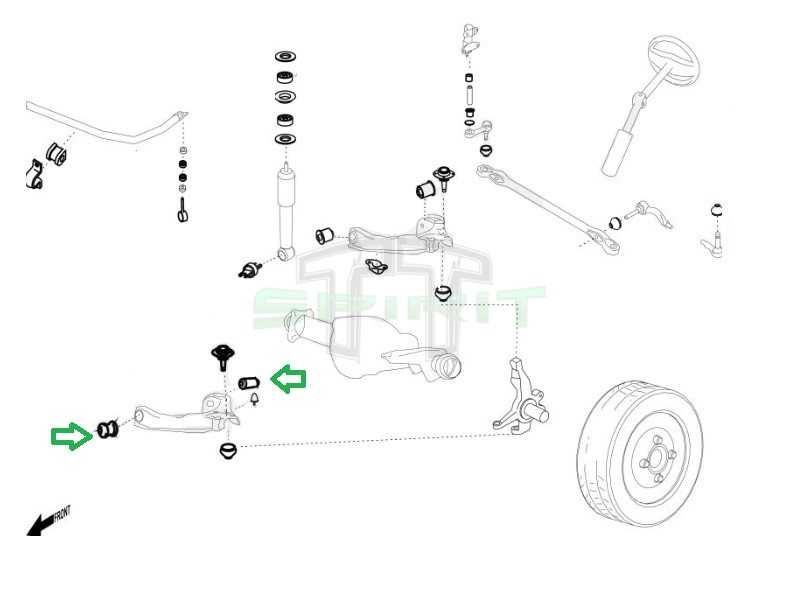Kit de casquilhos / sinoblocos Poliuretano para MITSUBISHI PAJERO I