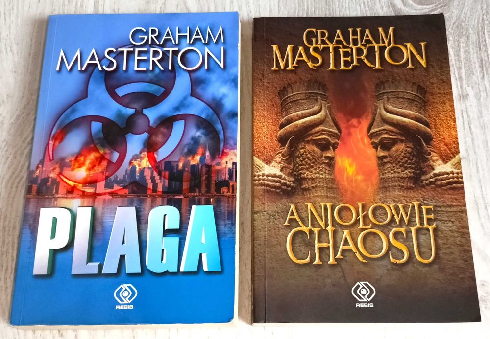 2x Graham Masterton Plaga + Aniołowie Chaosu