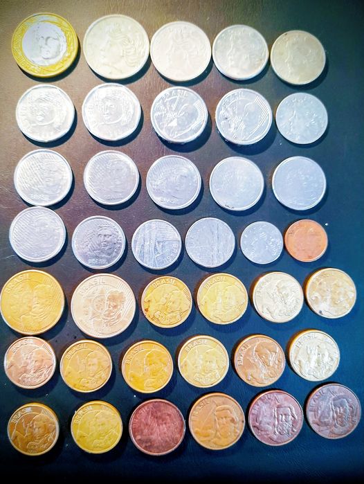 Lote moedas Brasil (sem repetidas)