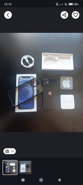 iPhone 12 mini czarny