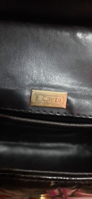 Сумочка лакована брендова ,натуральна шкіра крокодил