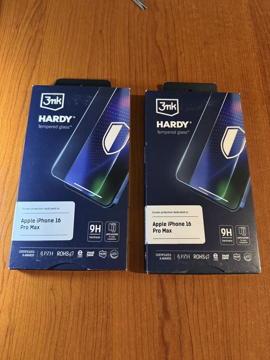 Szkło hartowane 3mk HARDY do iphone 16 pro max 2szt