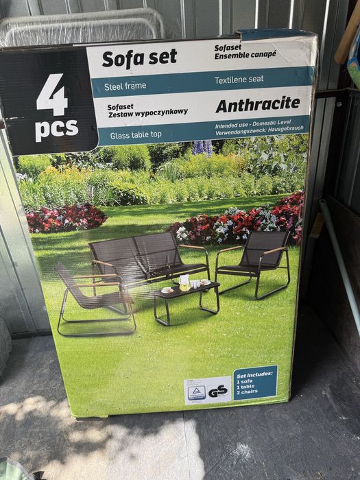 Meble ogrodowe caly zestaw nowy w kartonie