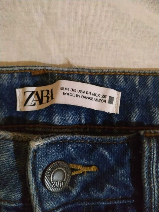 Джинсы-клёш zara женские