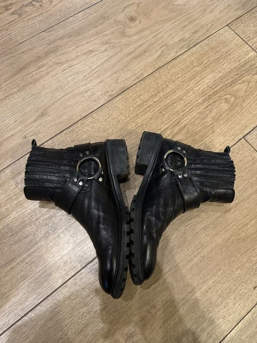 Botki quazi 40 skórzane