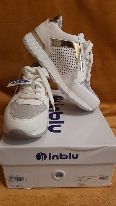 Білі кросівки inblu, нові, анатомічне,отропедичне взуття інблу.